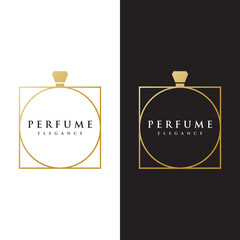 Wall Mural - isolated luxury perfume perfume cosmetic creative logo design can be used for business, company, cos