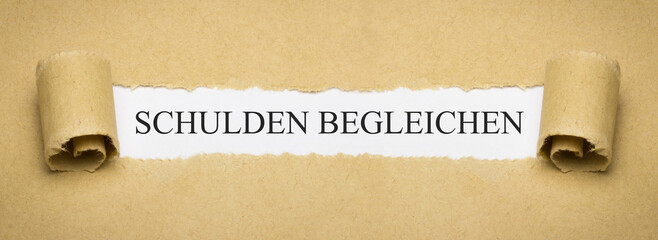 Sticker - Schulden begleichen