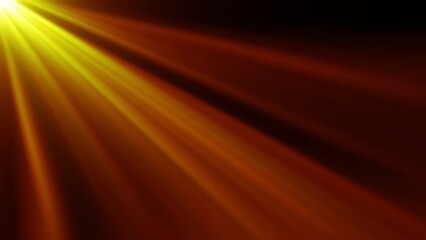 Wall Mural - top left glow yellow orange flare shine light effect abstract background for project screen overlay.
