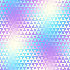 Fototapete - Geometric abstract pattern in low poly style. Seamless image