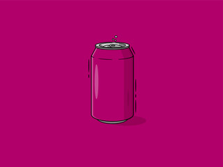 Soda Pop Can Vector Art Design