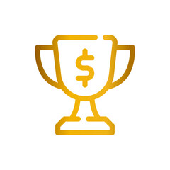 trophy gradient icon