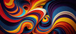Colorful abstract organic background wallpaper design (Generative AI)