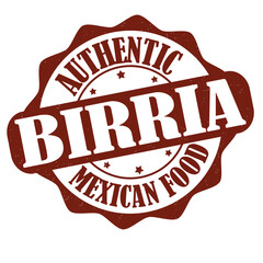 Poster - Birria label or stamp