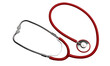 © Christian Ca - red stethoscope isolated with transparent background. medical tool