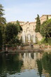 Pond in park Villa d'Este in Tivoli, Lazio Italy