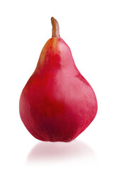 Wall Mural - Pear fruit on a white background