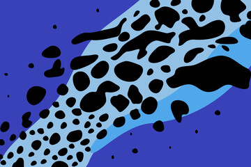 Leinwandbilder - Abstract blue pattern background design