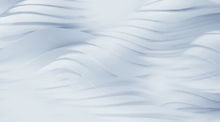 Wall Mural - Abstract 3D White Background