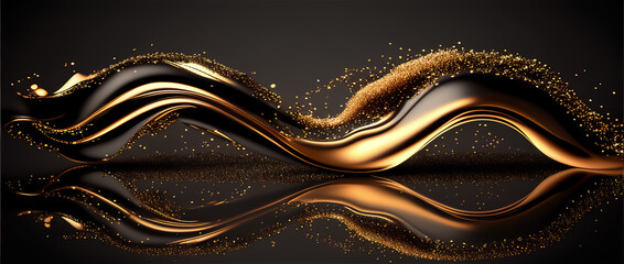 Canvas Print - 3d abstract background