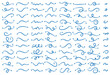 © rehmat - Hand drawn doodle decorative arrows collection.arrow lines isolated. vector illustration.