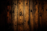 Fototapeta Desenie - texture of a wooden table. Background made with brown planks. Generative AI