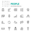 © kornkun - set of people icons, team, , meeting, business,