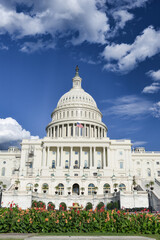 Poster - Capitol building west facade, Washington DC, United States	