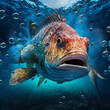 australian fantasy snapper fish - generative AI