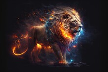 Super Lion Generative Ai