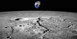 © muratart - The Earth as Seen from the Surface of the Moon 'Elements of this Image Furnished by NASA'