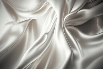 Wall Mural - a close up of a white fabric with a very soft feel to it's fabric, which is very soft and soft, and soft. generative ai