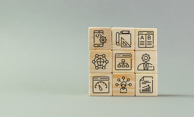 web application development, network product coding work concept
