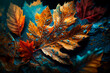 Autumn seasonal background,generative,ai