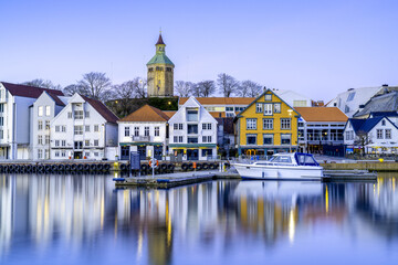 The center of Stavanger, a city in Norway, Scandinavia, Europe