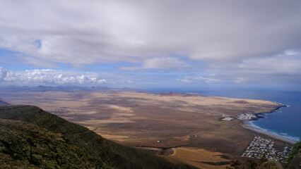 Wall Mural - Lanzarote Island in the Atlantic Ocean