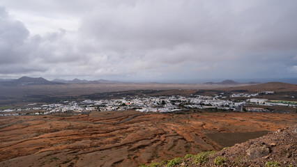 Wall Mural - Lanzarote Island in the Atlantic Ocean