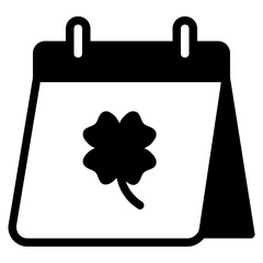 Sticker - st patricks day glyph icon