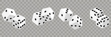 Dice Collection. Game Dice In Isometric Design. Vector 3d Icon