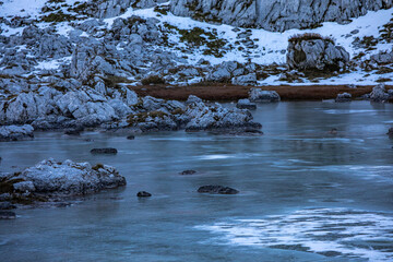 Wall Mural - Seven Triglav lakes valley in Julian alps, Slovenia