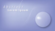© febri - aesthetic 3d minimalist wallpaper blue ball