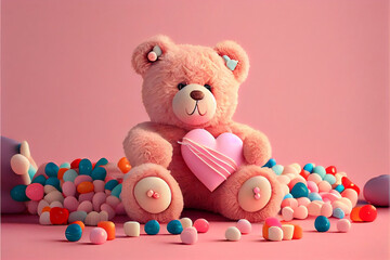 lovely teddy bear valentine