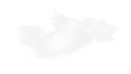 Isolated PNG cutout of a cloud on a transparent background, ideal for photobashing, matte-painting, concept art