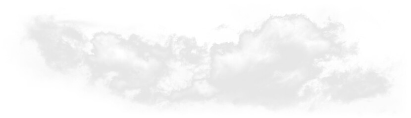 Poster - Isolated PNG cutout of a cloud on a transparent background, ideal for photobashing, matte-painting, concept art
