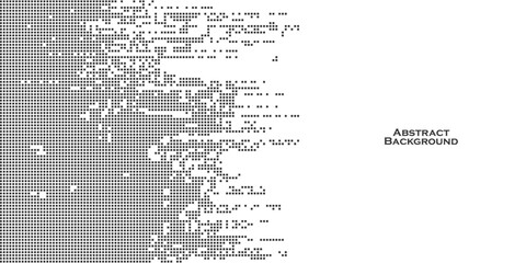 Wall Mural - pixel mosaic. pixel decay illustration. falling pixels. abstract background.