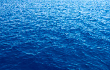 Poster - blue background of sea water