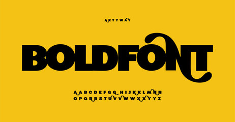 bold fat alphabet, fancy opulent serif letters, creative font for cool exquisite logo, lettering, he