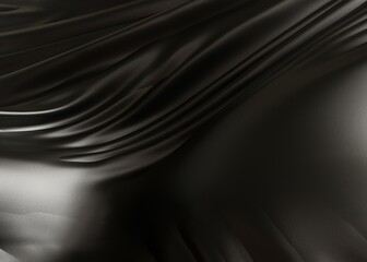 Wall Mural - black satin background