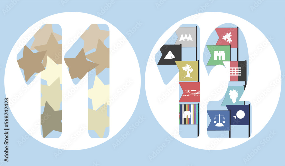 Vector icons of the jewish song Who Knows One? A Passover Seder ...