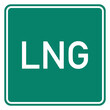 LNG und Schild
