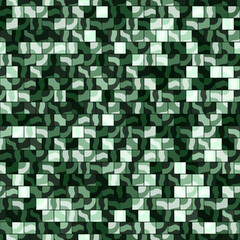 Canvas Print - Seamless monochrome colorless digital fashion camouflage pattern print