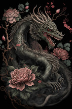 Illustration Of The Traditional Chinese Dragon