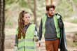 © pressmaster - Portrait of pensive eco ativists cleaning forest together