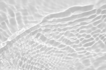 Abstract white transparent water shadow surface texture natural ripple background