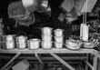 © SuperStock - Market stall selling pots and pans - Philippines