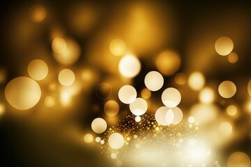 Wall Mural - Gold bokeh awards glamour background ,made with Generative AI