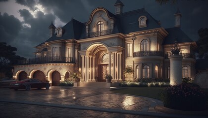 Canvas Print - Luxury house for sophisticated people