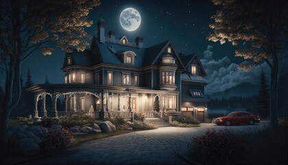 Canvas Print - Luxury house for sophisticated people