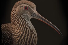 A Close Image Of A Curlew In The Far East Generative AI