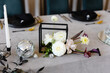 © Oleksii Syrotkin/Stocksy - Bouquet on tabletop